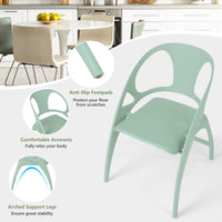 Thumbnail for Folding Dining Chairs Set of 2 with Armrest and High Backrest - Gallery View 7 of 9