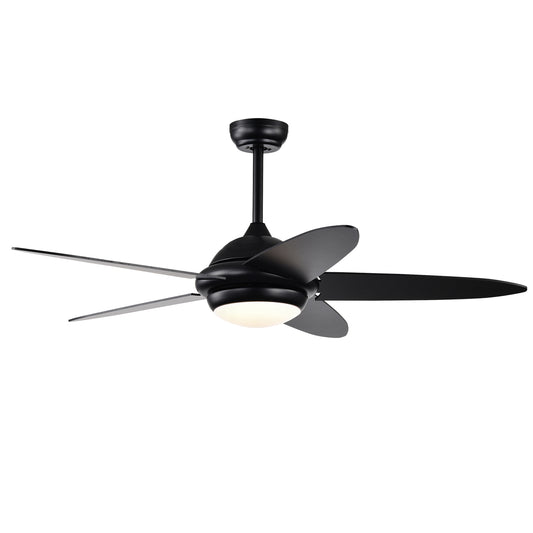 Ceiling Fan With Lights, 3 Lighting Colors, Black Ceiling Fans Black at Gallery Canada