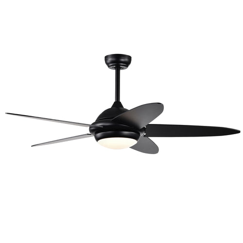 Ceiling Fan With Lights, 3 Lighting Colors, Black