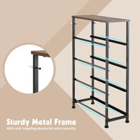 Thumbnail for Vertical Narrow Dresser with 4 Removable Fabric Drawers - Gallery View 7 of 9