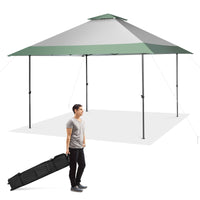 Thumbnail for 13 x 13 Feet Pop-Up Patio Canopy Tent with Shelter and Wheeled Bag - Gallery View 1 of 12