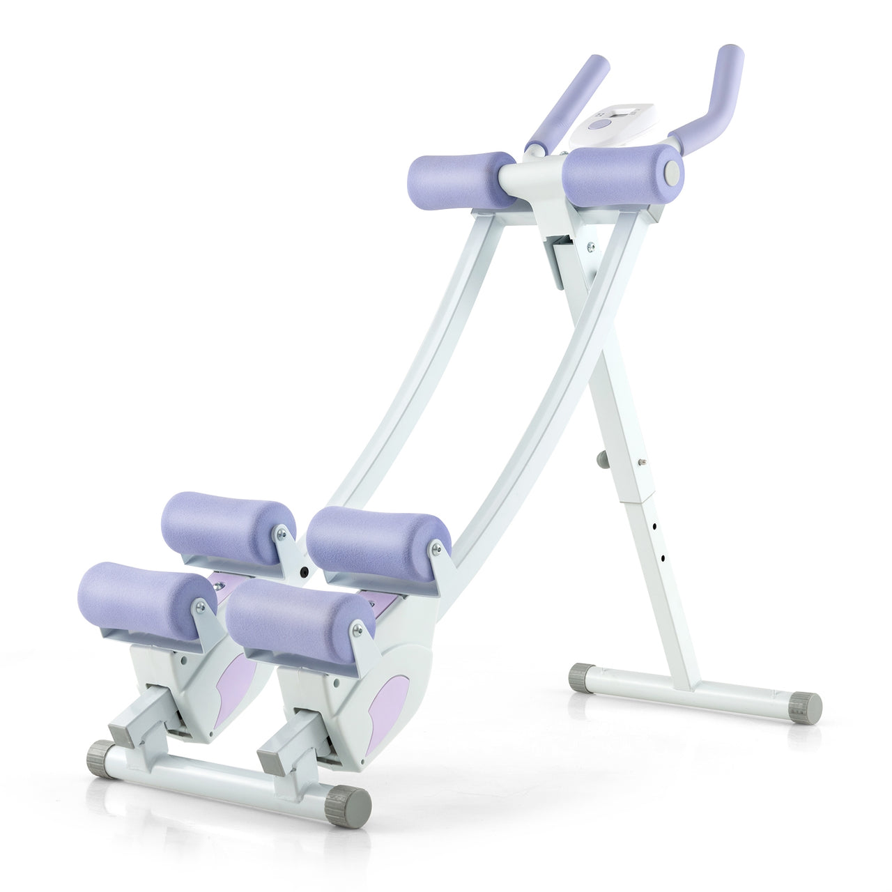 Ab Machine with LCD Monitor and 4 Adjustable Heights - Gallery View 1 of 10