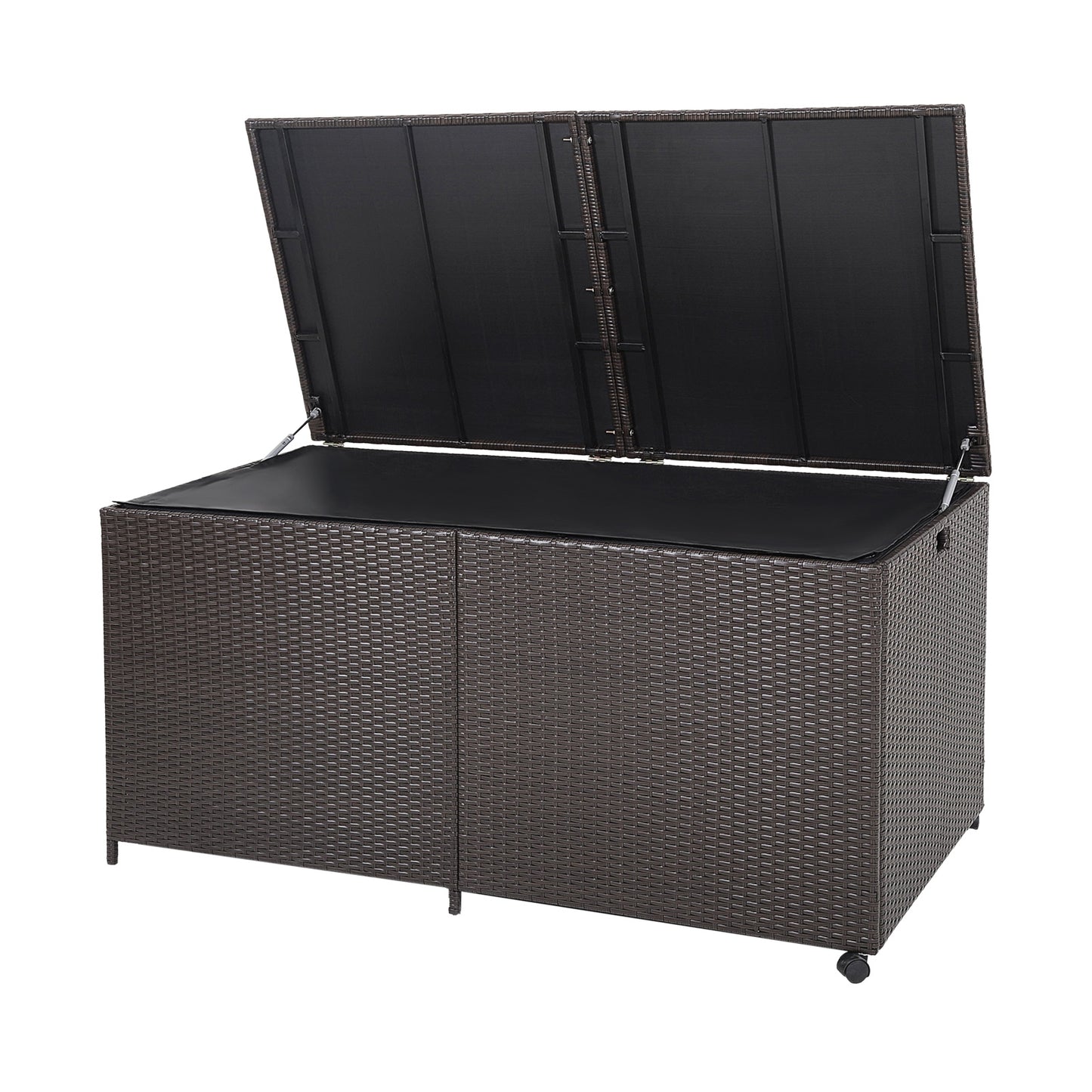 175 Gallon Outdoor Storage Box, Universal Wheels, Zippered Liner, Brown Sheds & Outdoor Storage at Gallery Canada