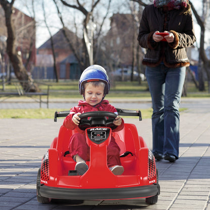 6V Kids Ride On Go Cart, Remote Control, Safety Belt, Red Powered Ride On Toys at Gallery Canada
