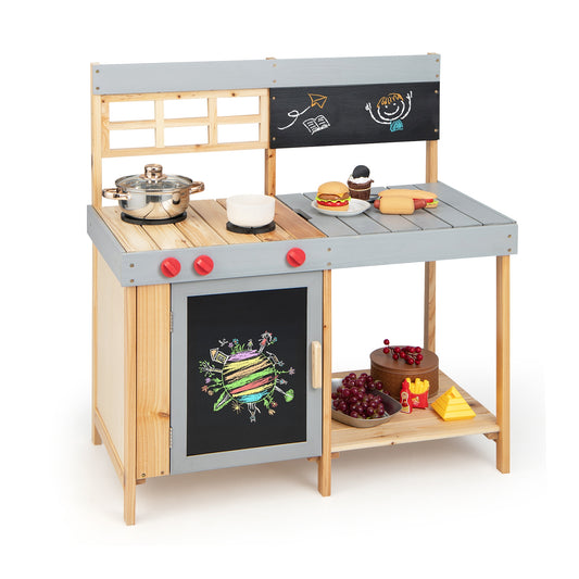 Kids Mud Kitchen Set With Detachable Water Box, Multicolor Play Kitchen Sets Multicolor at Gallery Canada