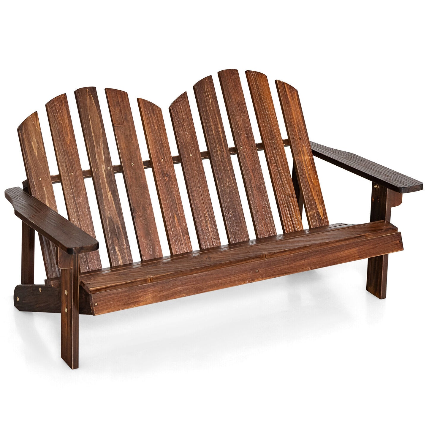 2 Person Adirondack Chair with High Backrest, Coffee Kids Chairs & Seating at Gallery Canada