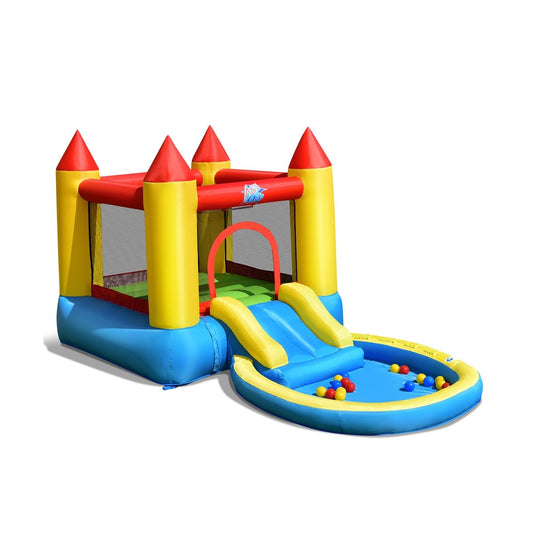 Inflatable Kids Slide Bounce House with 550w Blower at Gallery Canada