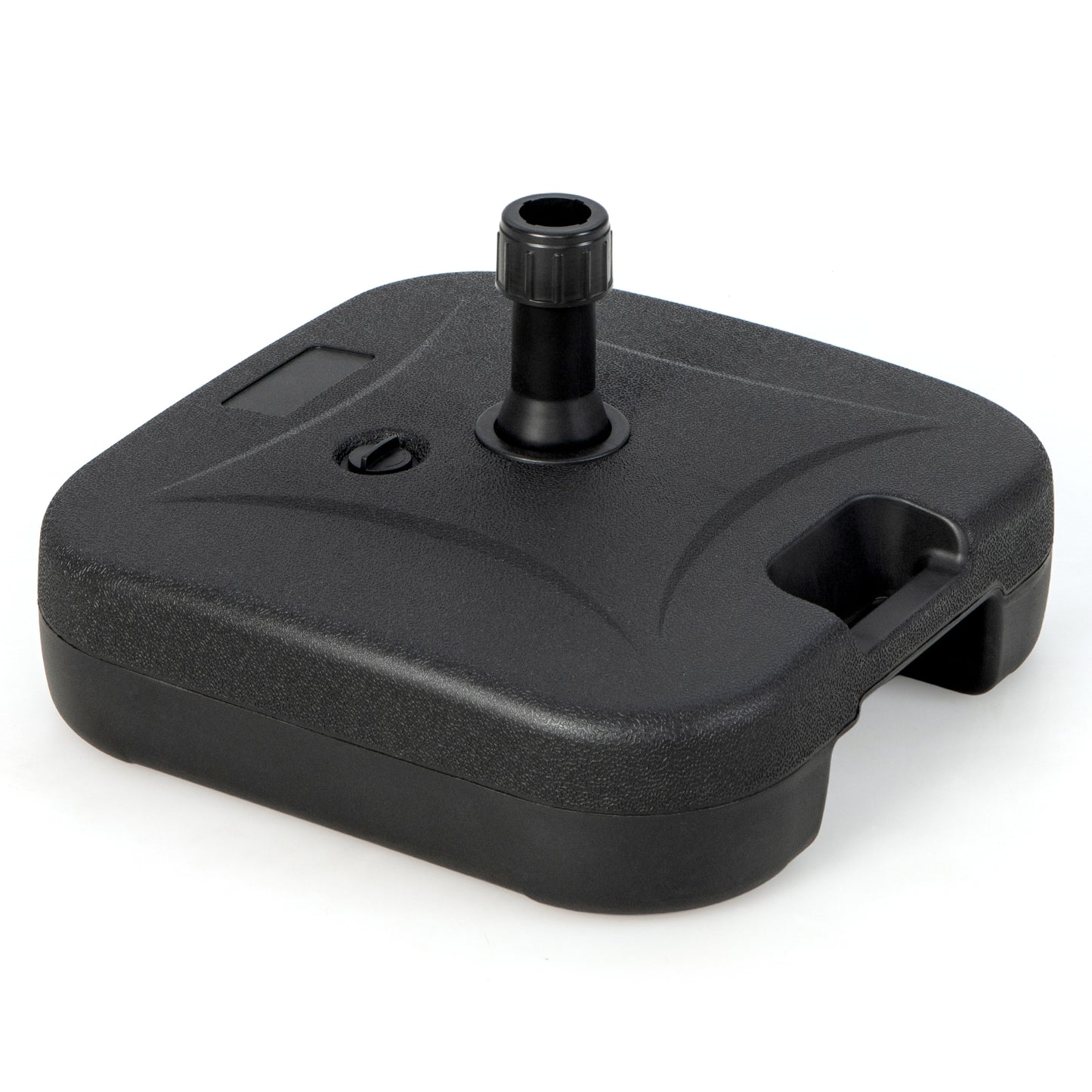 Fillable Patio Umbrella Base, 1.5 Inch, Black Outdoor Umbrella Bases at Gallery Canada