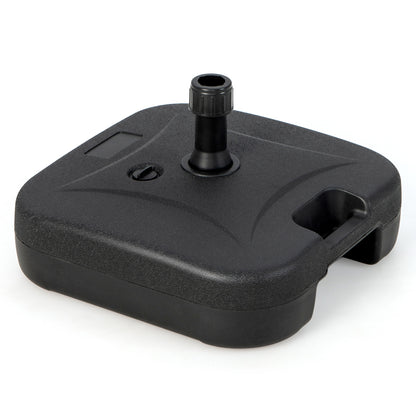 Fillable Patio Umbrella Base, 1.5 Inch, Black Outdoor Umbrella Bases Black at Gallery Canada