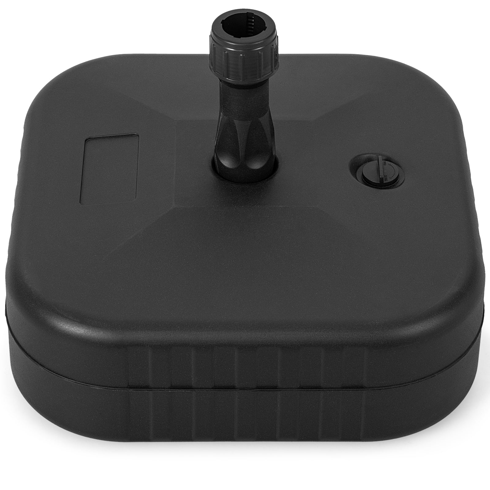 Patio Fillable Umbrella Base Fit 1.5 Inch Umbrella Poles for Yard Poolside, Black Outdoor Umbrella Bases at Gallery Canada