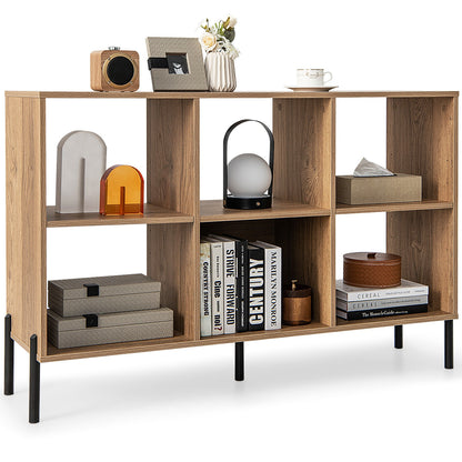 Open-Back Bookshelf with Drawer, Natural Bookcases at Gallery Canada