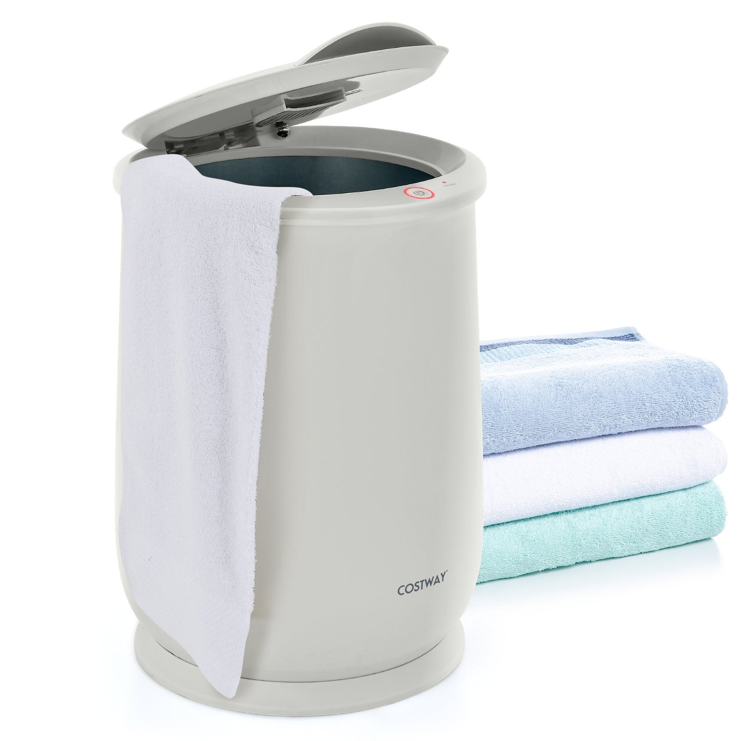 21L Bathroom Towel Warmer, Auto Shut, Gray Dryers Gray at Gallery Canada