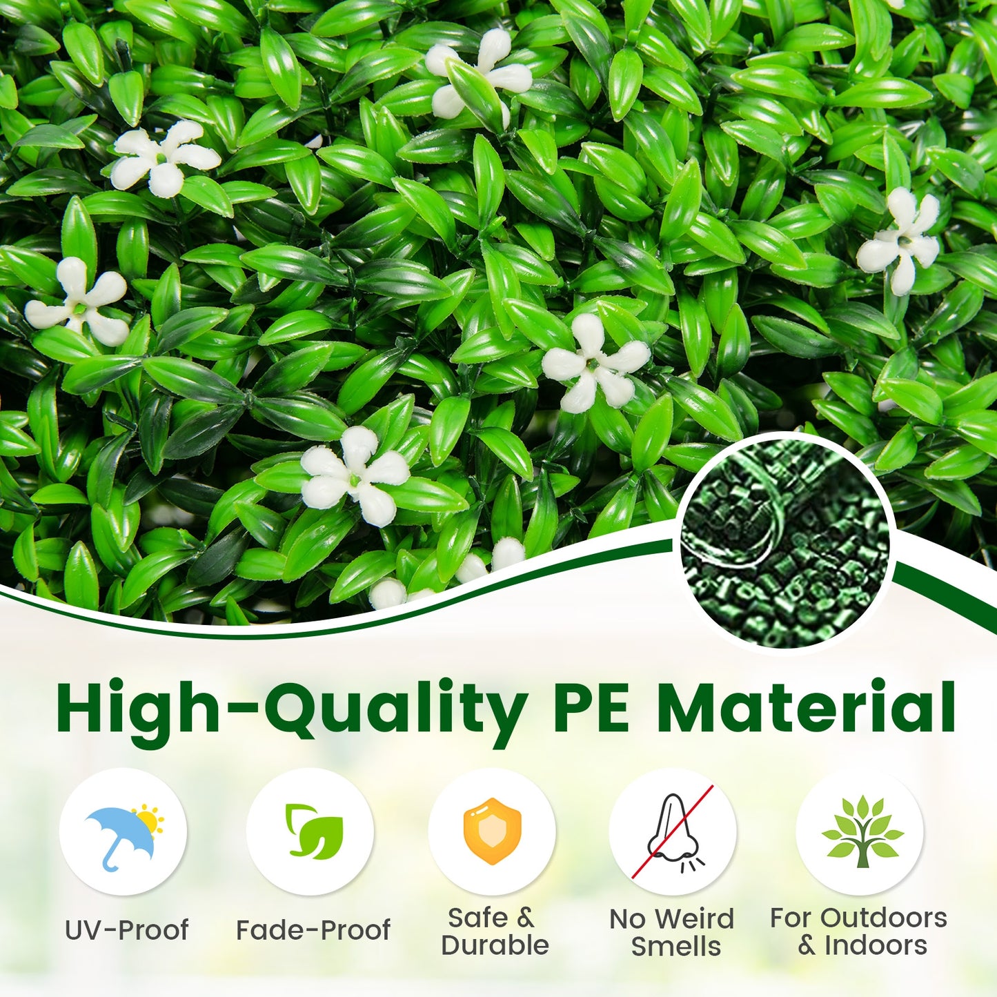 2 PCS Artificial Topiary Balls, 19.5 Inch, Green Faux Plants at Gallery Canada