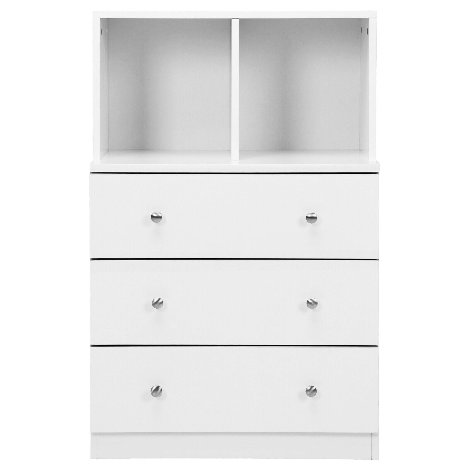 3 Drawer Dresser With Cubbies Storage Chest, White Dressers & Chests at Gallery Canada