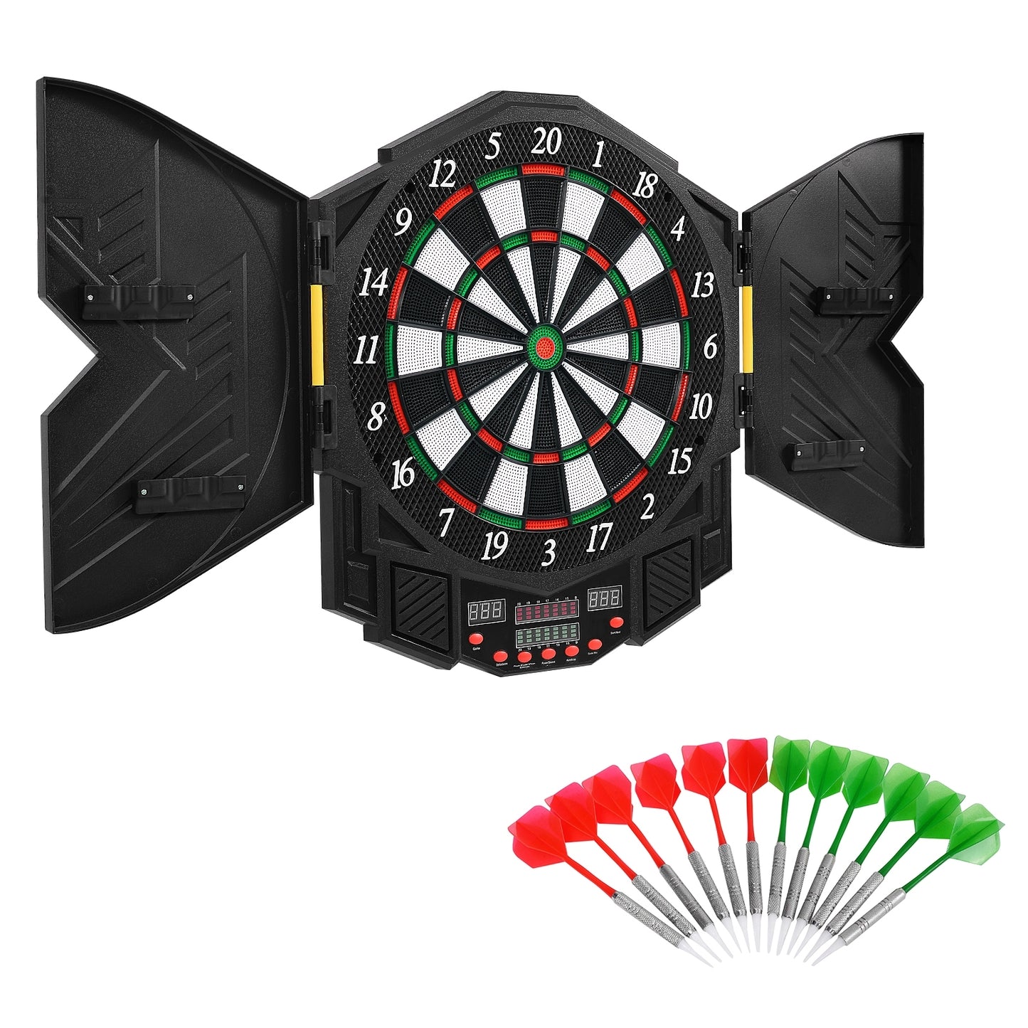 Professional Electronic Dartboard Set with LCD Display, Black Game Room at Gallery Canada