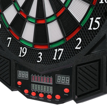 Professional Electronic Dartboard Set with LCD Display, Black Game Room at Gallery Canada