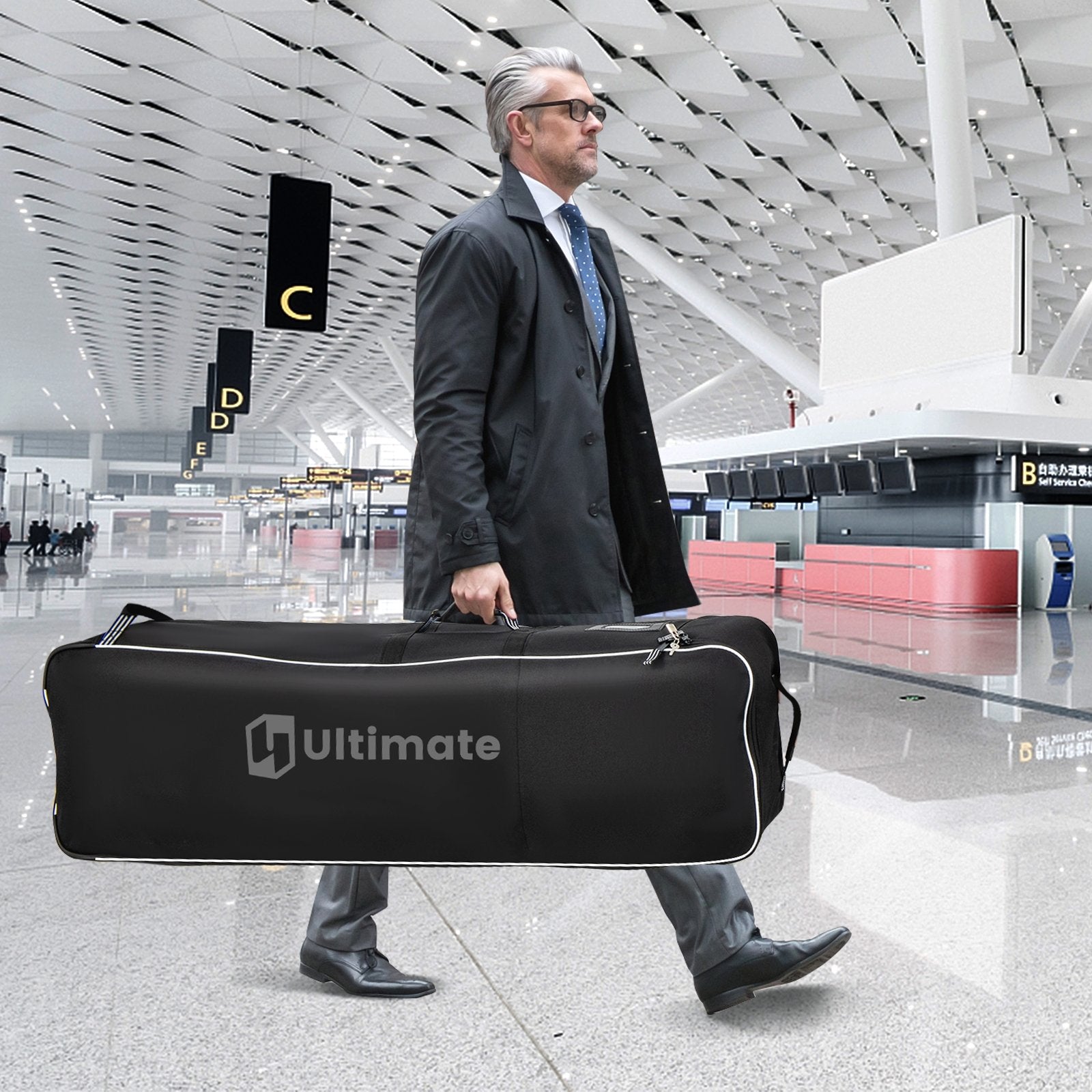 Soft-Sided Golf Travel Bag with Wheels, Black Golf at Gallery Canada