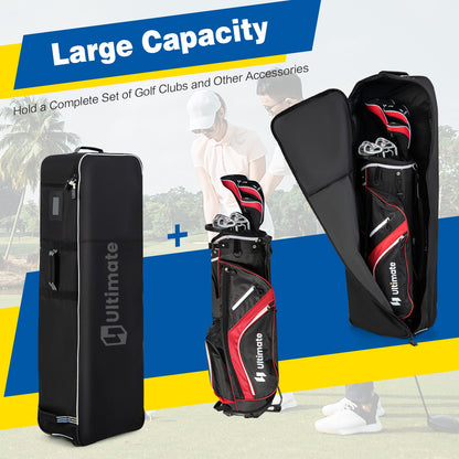 Soft-Sided Golf Travel Bag with Wheels, Black Golf at Gallery Canada