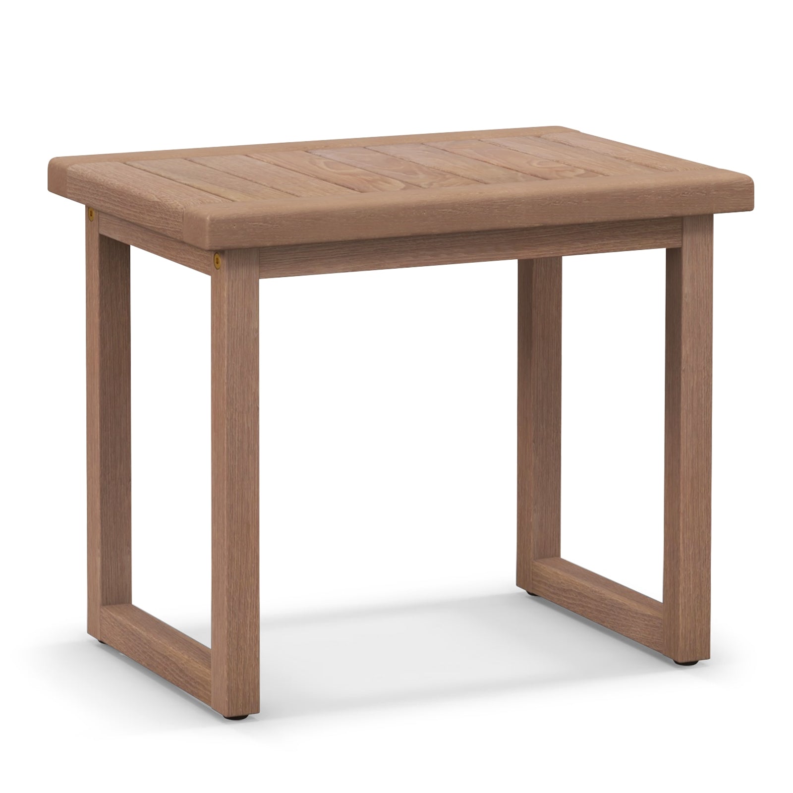 Long Natural Wood Bath Spa Stool with Non-slip Foot Pads for Elderly, Natural Bath Safety at Gallery Canada