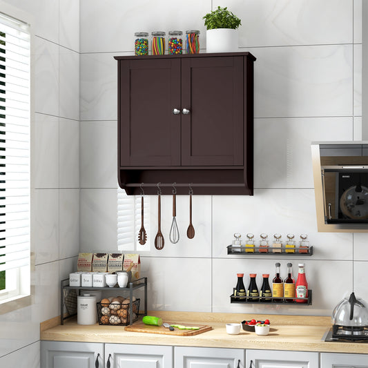 Wall Mounted Bathroom Medicine Cabinet With Towel Bar, Brown Wall Cabinets Brown at Gallery Canada