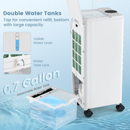 3-in-1 Evaporative Air Cooler, Remote Control, White Air Coolers at Gallery Canada