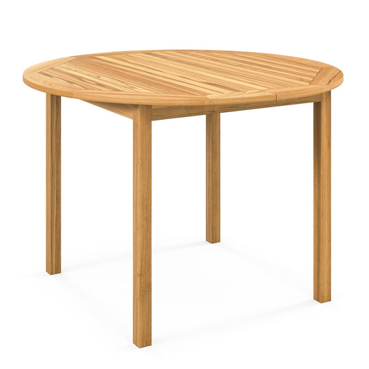 4-Person Round Outdoor Dining Table, Natural Patio Dining Tables Natural at Gallery Canada