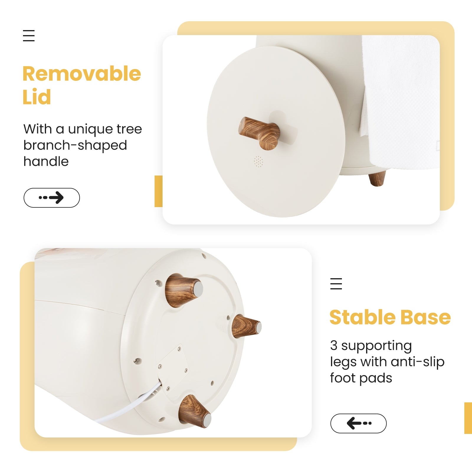 23L Large Luxury Bucket-Style Towel Warmer with Fragrant Disc Holder, Gray Dryers at Gallery Canada