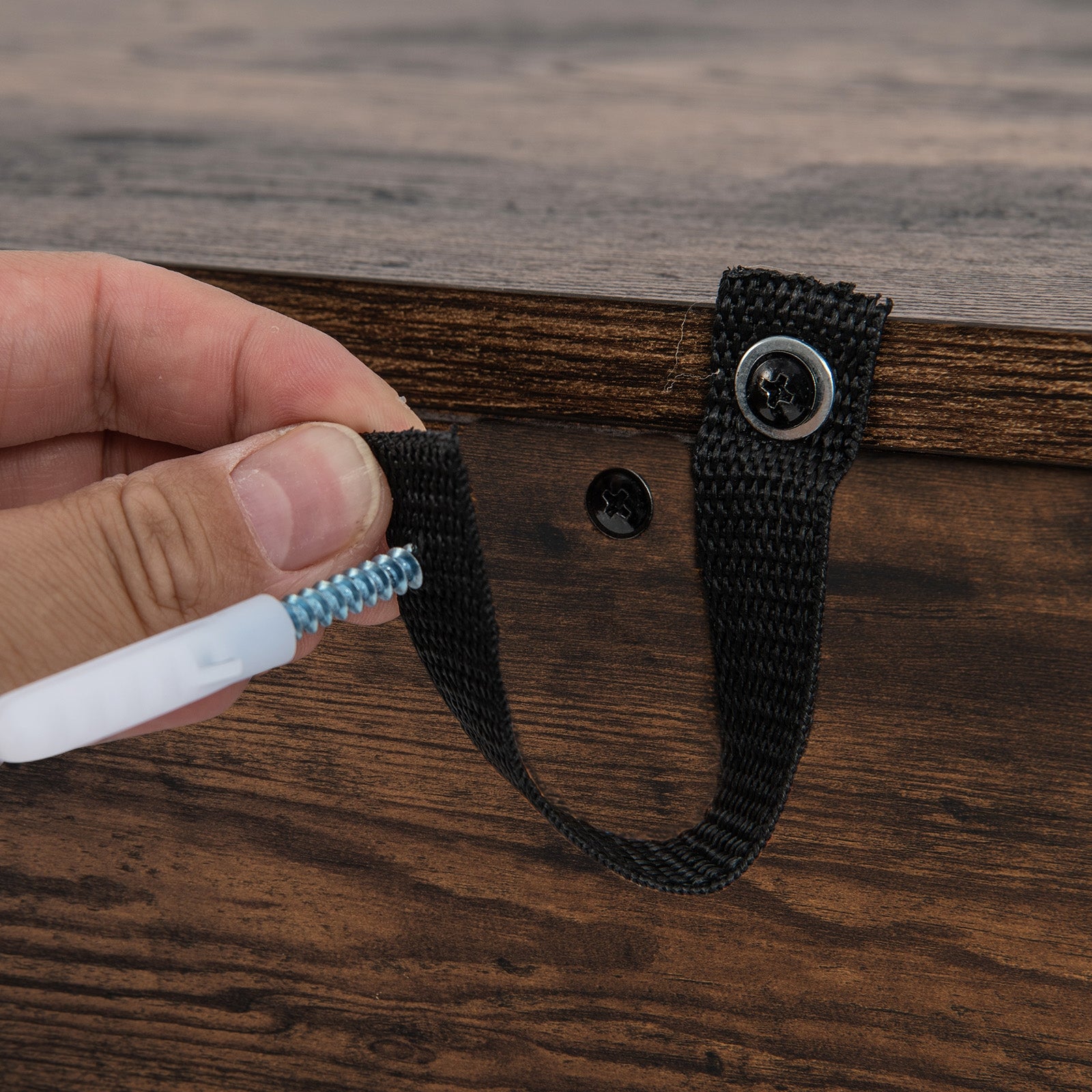 Fireplace TV Stand for TVs Up to 65 Inch with Side Cabinets and Remote Control, Brown Entertainment Centers & TV Stands at Gallery Canada