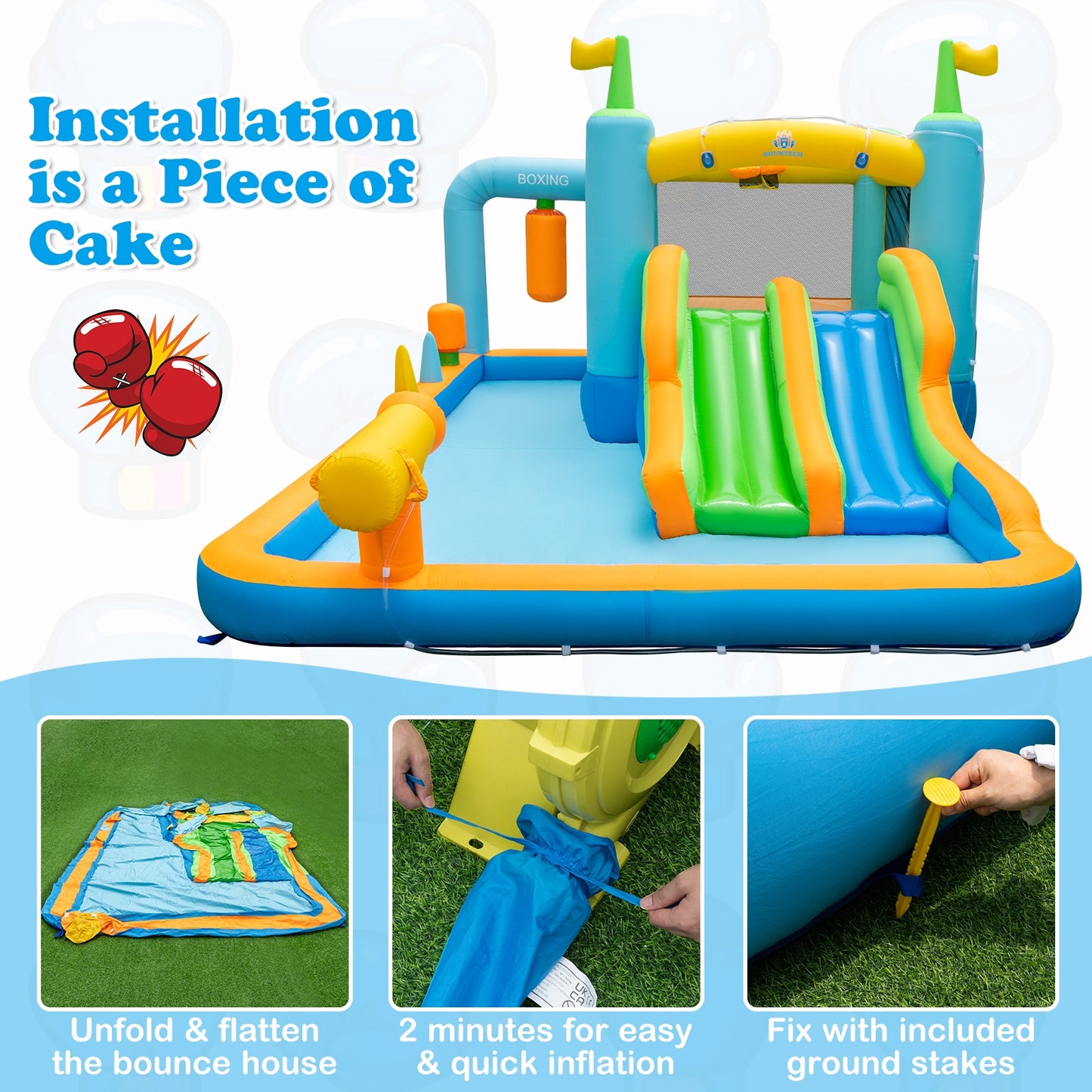 Giant Inflatable Water Slide for Kids Aged 3-10 Years (without Blower) Bounce House at Gallery Canada