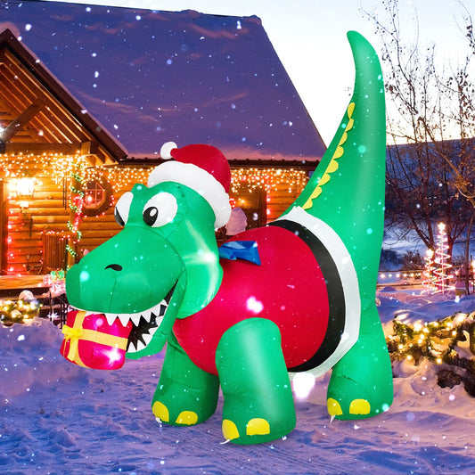 Inflatable Christmas Decoration with LED Lights for Yard, Multicolor - Gallery Canada