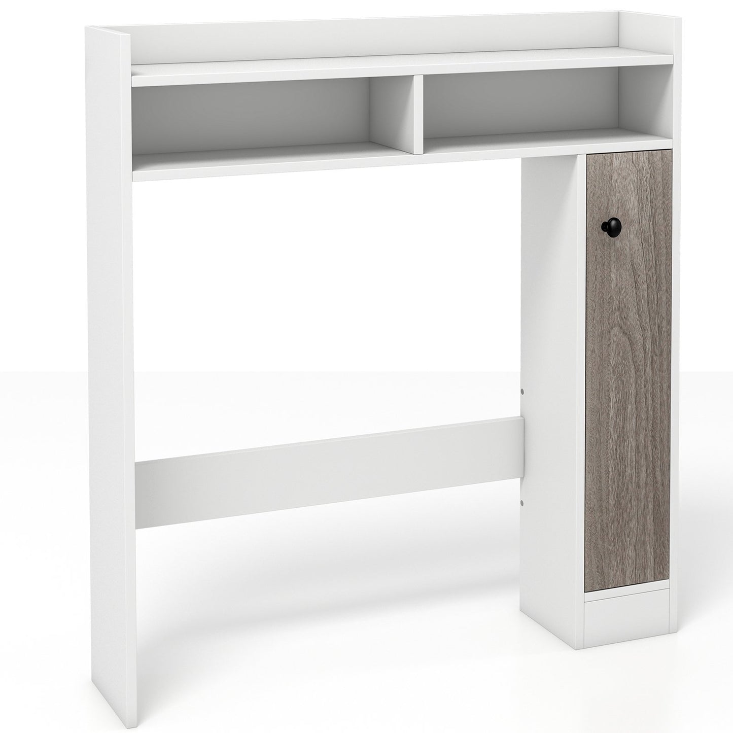 Bathroom Over the Toilet Floor Storage Organizer with Adjustable Shelves, White Bathroom Etagere at Gallery Canada