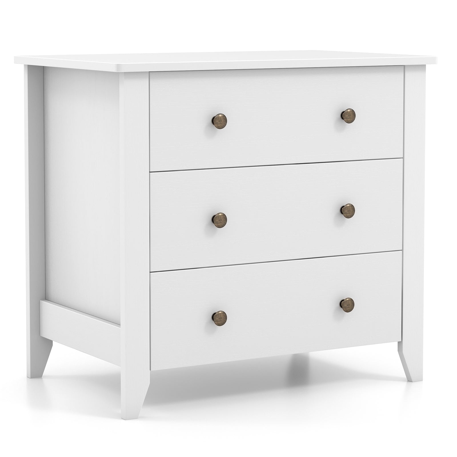 3 Drawer Dresser Chest, White Cabinets & Chests at Gallery Canada