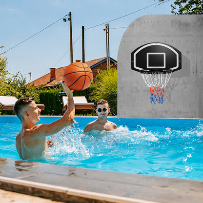 Wall Mounted Basketball Set for Kids Teens Adults, Black Sport Equipments at Gallery Canada