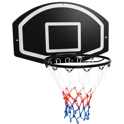 Wall Mounted Basketball Set for Kids Teens Adults, Black Sport Equipments Black at Gallery Canada