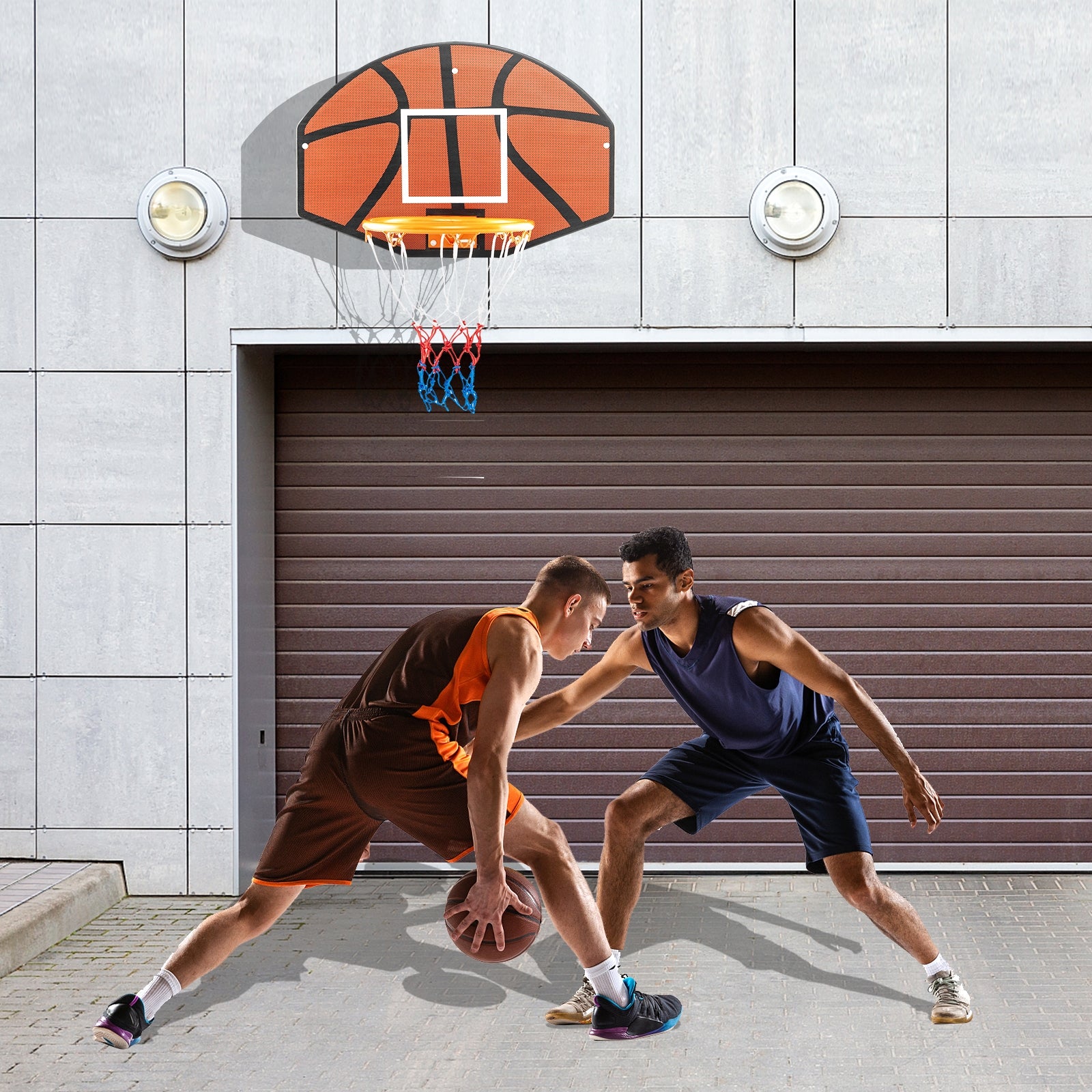 Indoor Outdoor Basketball Game, Large Shatter-proof Backboard, Red Sport Equipments at Gallery Canada
