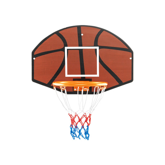 Indoor Outdoor Basketball Game, Large Shatter-proof Backboard, Red