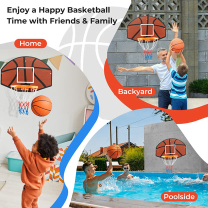 Indoor Outdoor Basketball Game, Large Shatter-proof Backboard, Red Sport Equipments at Gallery Canada