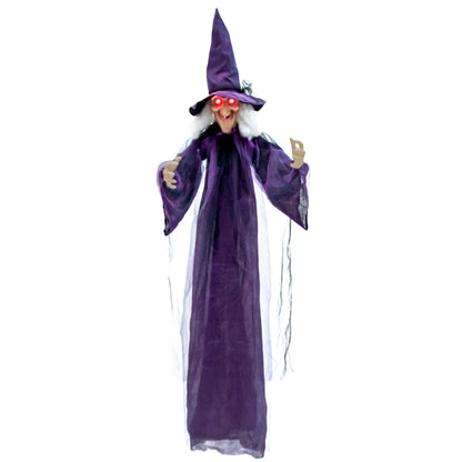 Hanging Halloween Decoration, Pre-Recorded Phrases, Purple Halloween Purple at Gallery Canada