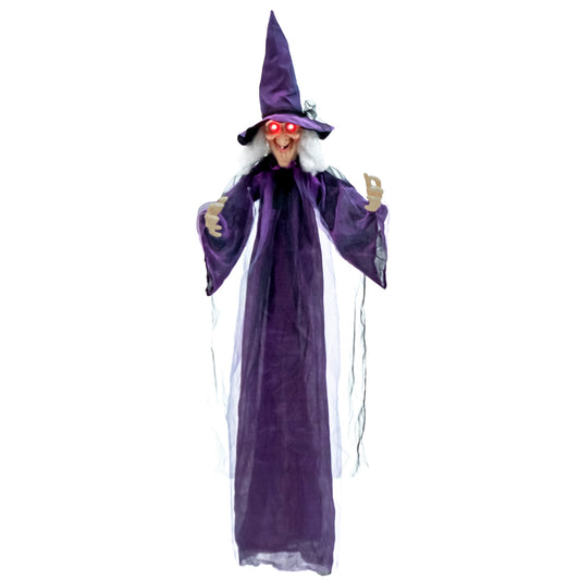 Hanging Halloween Decoration, Pre-Recorded Phrases, Purple Halloween Purple at Gallery Canada