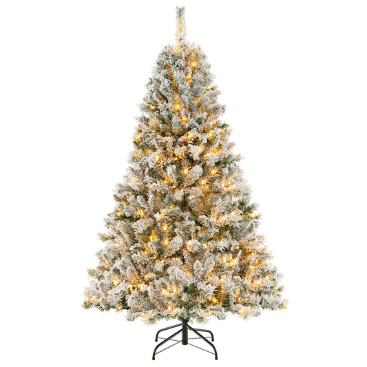 6/7/8 Feet Artificial Xmas Tree 3-Minute Quick Shape-6 ft, White Christmas Tree 6 ft at Gallery Canada