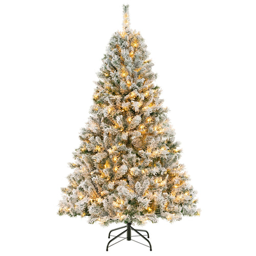 6 Ft Artificial Christmas Tree, Quick Shape, White