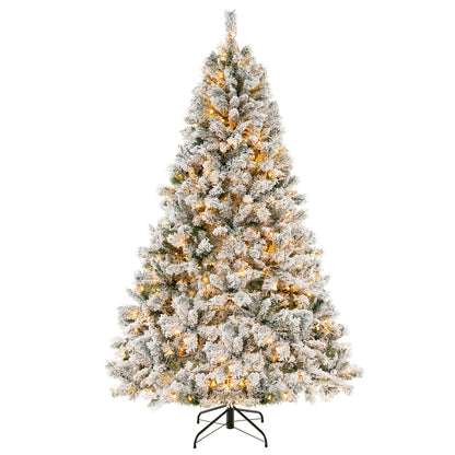6/7/8 Feet Artificial Xmas Tree 3-Minute Quick Shape-7 ft, White Christmas Tree 7 ft at Gallery Canada