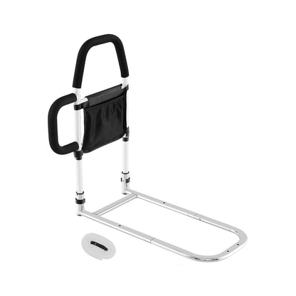 Safety Bed Assist Rail with Dual Handrail, White Health Care White at Gallery Canada