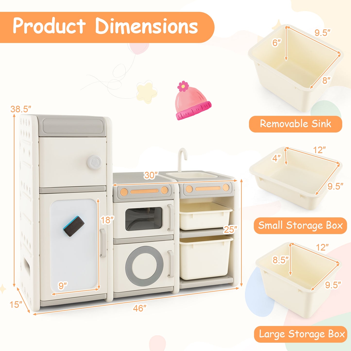 Multipurpose Toy Chest and Bookshelf with Magnetic Whiteboard, Gray Kids Storage at Gallery Canada