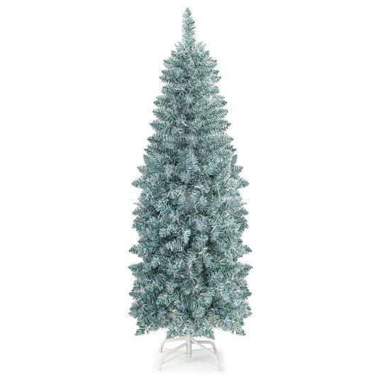 5 FT Pre-lit Artificial Christmas Tree with 343 Branch Tips and Multi-color LED Lights-5 ft, Green - Gallery Canada