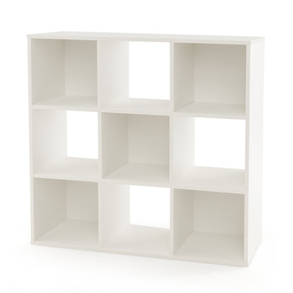 Wooden Kids Bookcase with Storage Cubbies and Anti-toppling Devices, White Kids Storage White at Gallery Canada