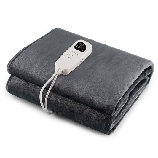 Electric Heated Mattress Pad, 5 Heating Levels, Overheat Protection, Gray Bedroom Gray at Gallery Canada