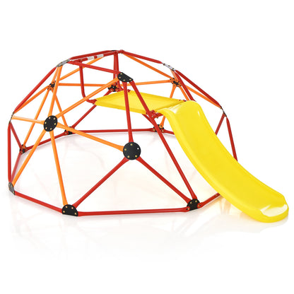Kids Climbing Dome With Slide, Fabric Cushion, Orange Climbers & Slides at Gallery Canada