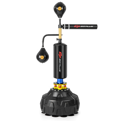 Boxing Speed Trainer Freestanding Fillable 360° Spinning Bar Adjustable Height Boxing & Martial Arts Black at Gallery Canada