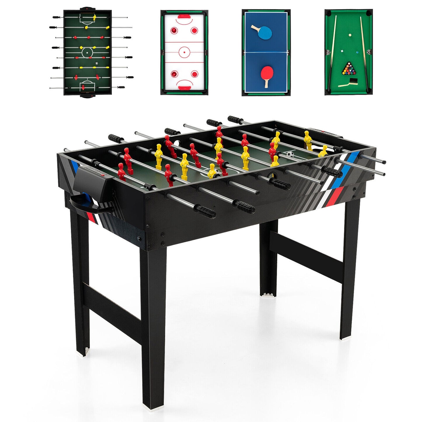4-in-1 Multi Game Table with Pool Billiards Game Room at Gallery Canada